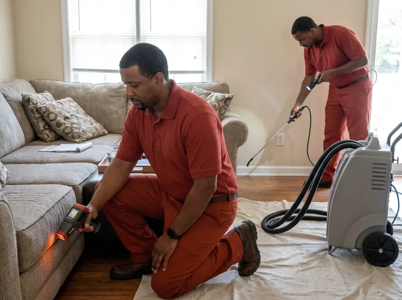 Bed Bug Thermal Knockdown & Precision Residual Treatment in Goldsboro, NC