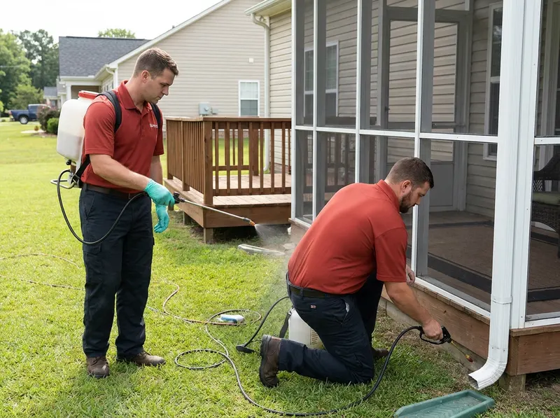 Flea & Tick Exterior Turf & Interior Remediation in Goldsboro, NC
