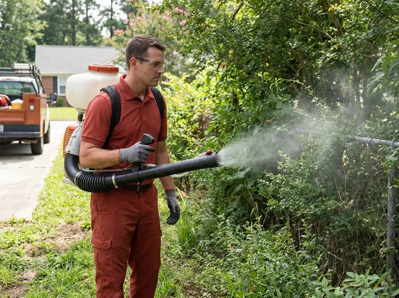 Mosquito Vector Suppression & Exterior Yard Defense in Goldsboro, NC